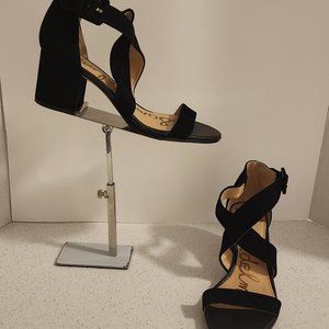 Sam Edelman black suede heels